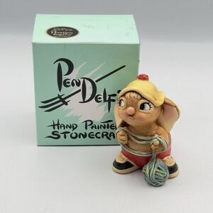 Pendelfin LITTLE HERO Family Circle Membership 2000 Bunny Rabbit Figure Box